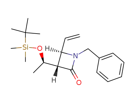 (3S,4R)-1-Benzyl-3-[(R)-1-(tert-butyl-dimethyl-silanyloxy)-ethyl]-4-vinyl-azetidin-2-one