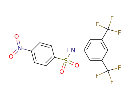 Molecular Structure of 587-57-5 (N-[3,5-bis(trifluoromethyl)phenyl]-4-nitrobenzenesulfonamide)