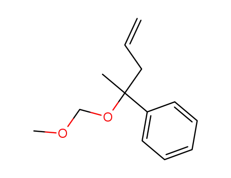 Molecular Structure of 89726-95-4 (Benzene, [1-(methoxymethoxy)-1-methyl-3-butenyl]-)