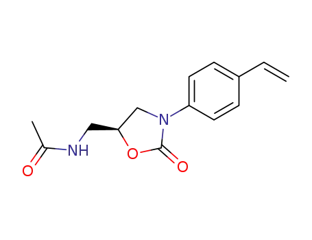 Acetamide, N-[[(5S)-3-(4-ethenylphenyl)-2-oxo-5-oxazolidinyl]methyl]-