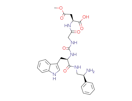 4-methyl <R-(R*,R*)>-N-<N-<<<2-<(2-amino-2-phenylethyl)amino>-1-(1H-indol-3-ylmethyl)-2-oxo-ethyl>amino>carbonyl>glycyl>-L-aspartate