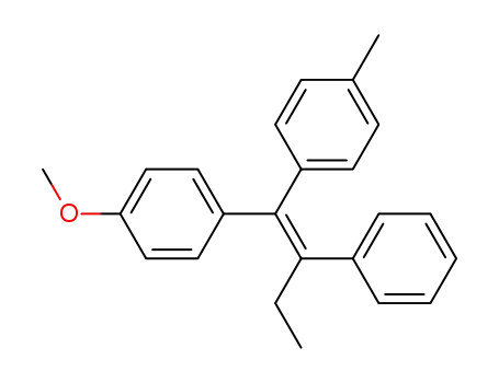 Benzene, 1-methoxy-4-[1-(4-methylphenyl)-2-phenyl-1-butenyl]-