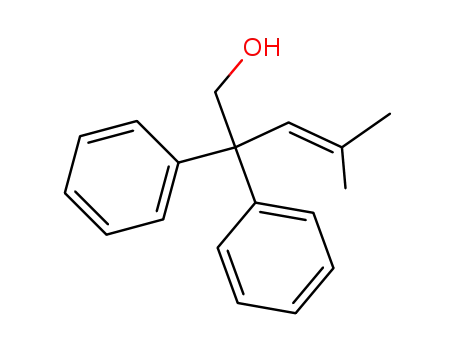 4-methyl-2,2-diphenyl-3-penten-1-ol