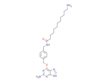 Dodecanamide,
12-amino-N-[[4-[[(2-amino-1H-purin-6-yl)oxy]methyl]phenyl]methyl]-
