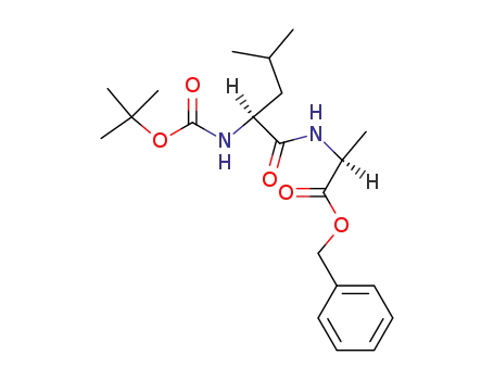 L-Alanine, N-[N-[(1,1-dimethylethoxy)carbonyl]-L-leucyl]-, phenylmethyl
ester