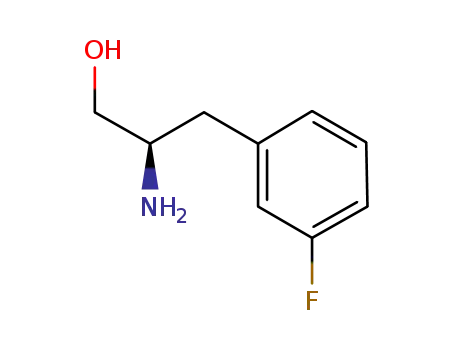 Molecular Structure of 774243-59-3 ((R)-b-AMino-3-fluorobenzenepropanol)