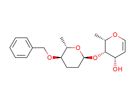 (2S,3S,4S)-3-((2S,5R,6S)-5-Benzyloxy-6-methyl-tetrahydro-pyran-2-yloxy)-2-methyl-3,4-dihydro-2H-pyran-4-ol