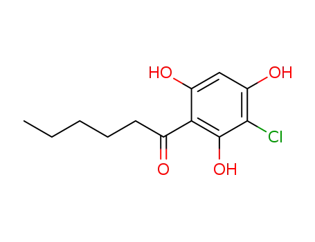(3-chloro-2,4,6-trihydroxyphenyl)-1-hexan-1-one