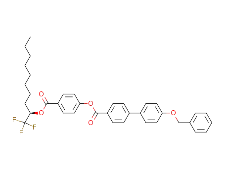 (R)-(+)-1-<<<1-(trifluoromethyl)nonyl>oxy>carbonyl>phenyl 4'-(benzyloxy)biphenyl-4-carboxaldehyde