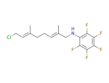 8-(pentafluoroaniline)-3,7-dimethyl-1-chloro-2,6-octadiene