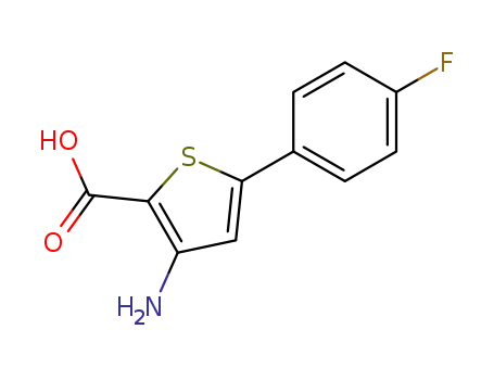 2-Thiophenecarboxylic acid, 3-amino-5-(4-fluorophenyl)-