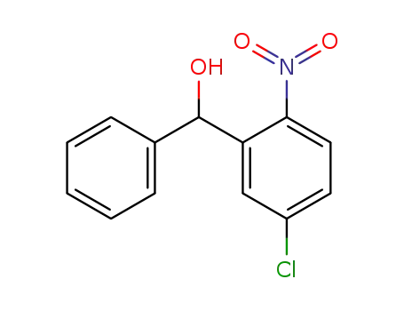 Molecular Structure of 60794-27-6 (Benzenemethanol, 5-chloro-2-nitro-a-phenyl-)