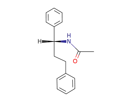 Molecular Structure of 19141-19-6 (Acetamide, N-[(1R)-1,3-diphenylpropyl]-)