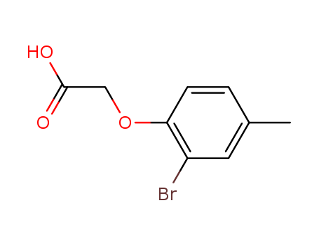 Acetic acid,2-(2-bromo-4-methylphenoxy)- cas  25181-66-2