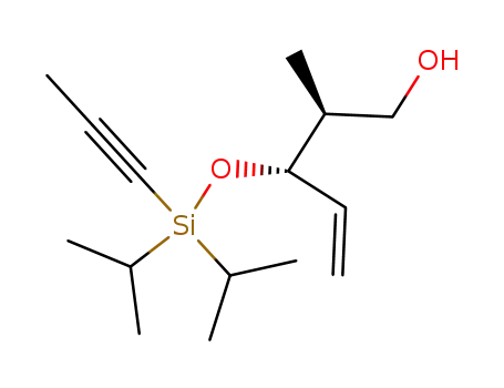 (2S,3S)-3-(Diisopropyl-prop-1-ynyl-silanyloxy)-2-methyl-pent-4-en-1-ol