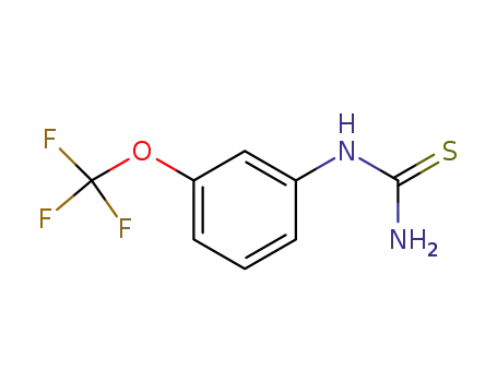 Molecular Structure of 235101-42-5 (N-<3-(trifluoromethoxy)phenyl>thiourea)