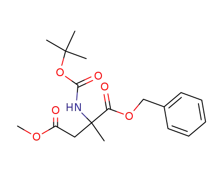 N<sup>α</sup>-(tert-butyloxycarbonyl)-C<sup>α</sup>-methyl-D,L-aspartic acid α-benzyl β-methyl diester