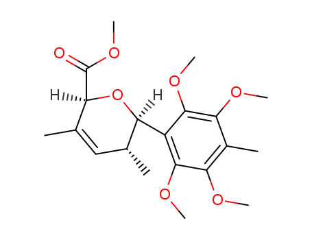 (2S,5R,6R)-3,5-dimethyl-6-(2,3,5,6-tetramethoxy-4-methyl-phenyl)-5,6-dihydro-2H-pyran-2-carboxylic acid methyl ester