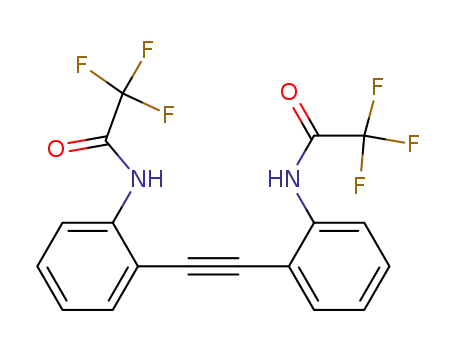 Molecular Structure of 397314-26-0 (Acetamide, N,N'-(1,2-ethynediyldi-2,1-phenylene)bis[2,2,2-trifluoro-)