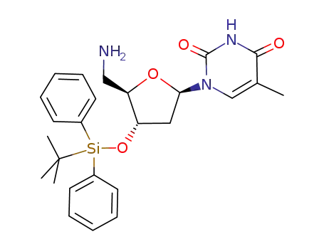 5'-Amino-3'-tert-butyldiphenylsilyl-5'-deoxythymidine