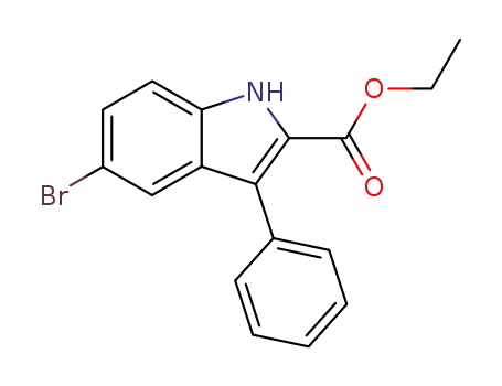 1H-Indole-2-carboxylic acid, 5-bromo-3-phenyl-, ethyl ester