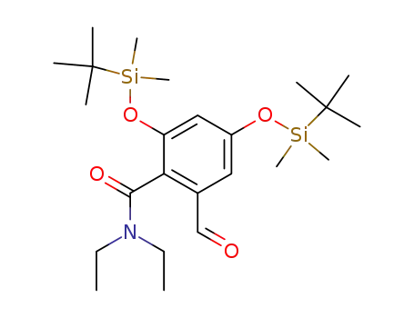 2,4-bis((tert-butyldimethylsilyl)oxy)-N,N-diethyl-6-formylbenzamide