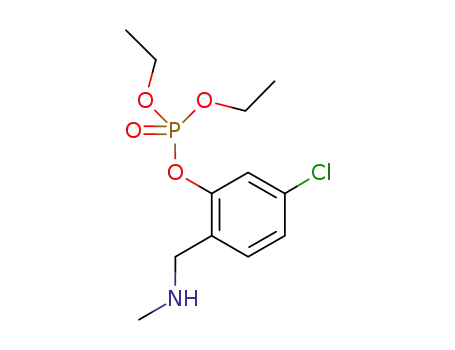 Phosphoric acid, 5-chloro-2-[(methylamino)methyl]phenyl diethyl ester