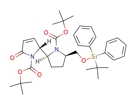 5-(<i>tert</i>-butyl-diphenyl-silanyloxymethyl)-5'-oxo-2,3,4,5,2',5'-hexahydro-[2,2']bipyrrolyl-1,1'-dicarboxylic acid di-<i>tert</i>-butyl ester