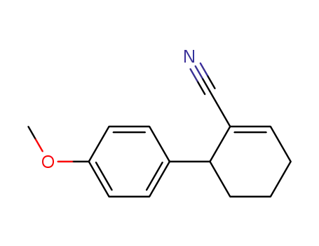 6-(4-methoxyphenyl)-1-cyclohexene-1-carbonitrile