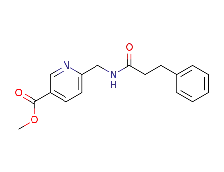 methyl 6-{[(3-phenylpropanoyl)amino]methyl}nicotinate