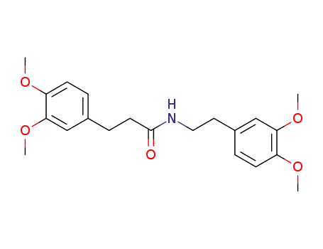 Molecular Structure of 20944-13-2 (3-(3,4-DiMethoxyphenyl)-n-[2-(3,4-diMethoxyphenyl)-ethyl]-propanaMide)