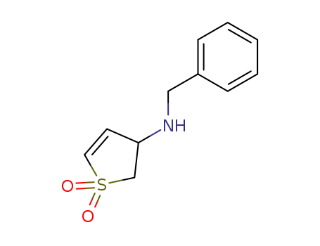 Molecular Structure of 61322-63-2 (N-BENZYL-N-(1,1-DIOXIDO-2,3-DIHYDROTHIEN-3-YL)AMINE HYDROCHLORIDE)