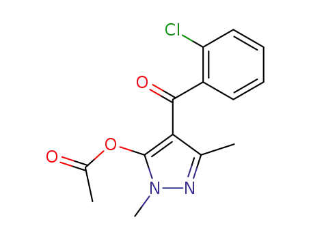 Methanone,
[5-(acetyloxy)-1,3-dimethyl-1H-pyrazol-4-yl](2-chlorophenyl)-