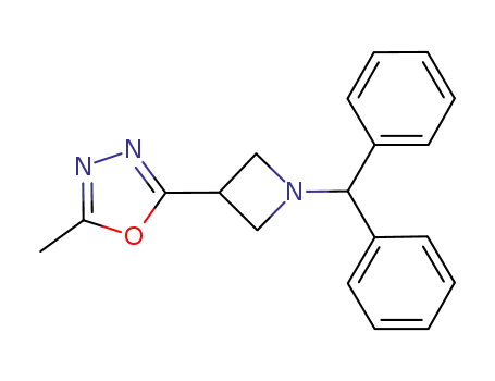2-(1-benzhydrylazetidin-3-yl)-5-methyl-1,3,4-oxadiazole