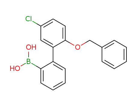 {5'-chloro-2'-[(phenylmethyl)-oxy]-2-biphenylyl}-boronic acid
