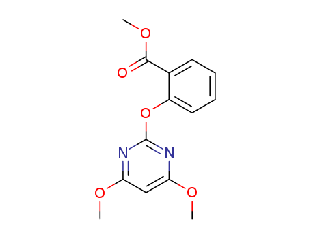 Benzoic acid, 2-[(4,6-dimethoxy-2-pyrimidinyl)oxy]-, methyl ester