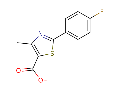 5-Thiazolecarboxylicacid, 2-(4-fluorophenyl)-4-methyl-