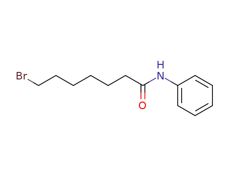 Molecular Structure of 142326-26-9 (Heptanamide, 7-bromo-N-phenyl-)