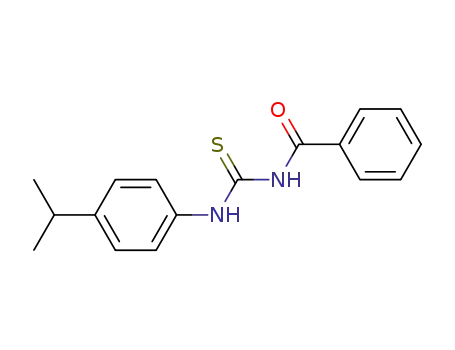 N-[(4-propan-2-ylphenyl)carbamothioyl]benzamide