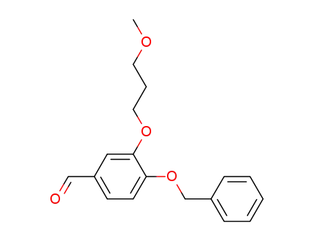4-(benzyloxy)-3-(3-methoxypropoxy)benzaldehyde