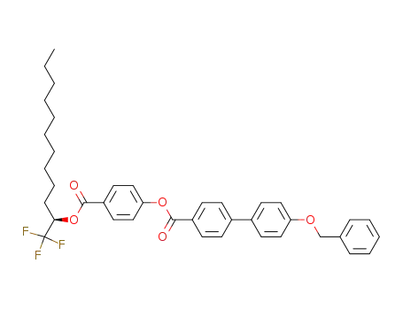 (R)-(+)-4-<<<1-(trifluoromethyl)decyl>oxy>carbonyl>phenyl 4'-(benzyloxy)biphenyl-4-carboxylate
