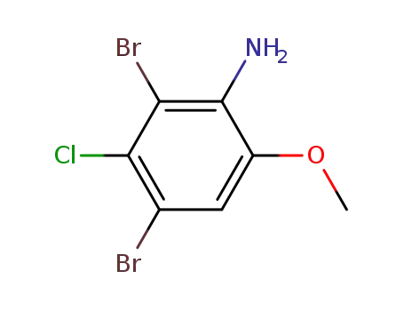 3-Chloro-2,4-dibromo-6-methoxyaniline