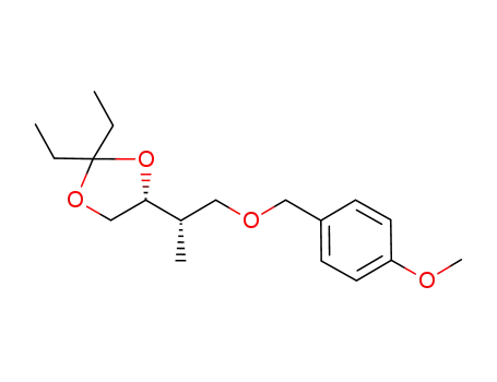 1,3-Dioxolane,
2,2-diethyl-4-[(1S)-2-[(4-methoxyphenyl)methoxy]-1-methylethyl]-, (4R)-