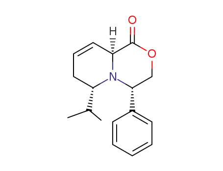 (4S,6S,9aS)-4-phenyl-6-isopropyl-3,4,7,9a-tetrahydro-6H-pyrido[2,1-c][1,4]oxazin-1-one