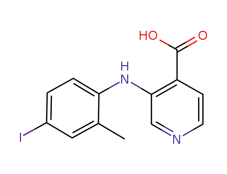 4-Pyridinecarboxylic acid, 3-[(4-iodo-2-methylphenyl)amino]-