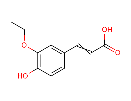 (2E)-3-(3-ethoxy-4-hydroxyphenyl)acrylic acid