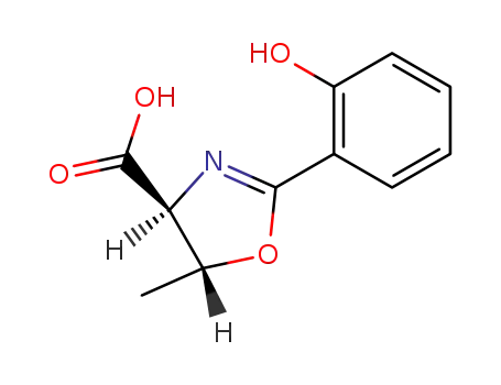 (4S,5R)-2-(2-hydroxyphenyl)-5-methyl-4,5-dihydro-oxazole-4-carboxylic acid