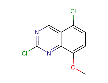Molecular Structure of 953040-09-0 (Quinazoline, 2,5-dichloro-8-methoxy-)