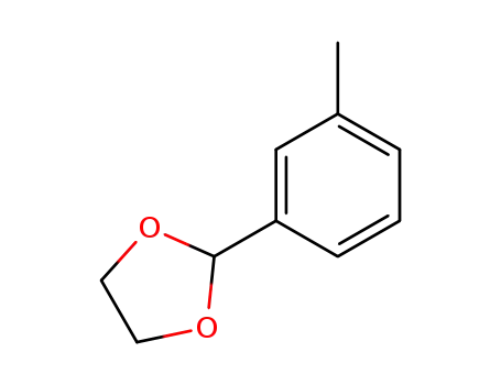 Molecular Structure of 5660-64-0 (1,3-Dioxolane,2-(3-methylphenyl)-(9CI))
