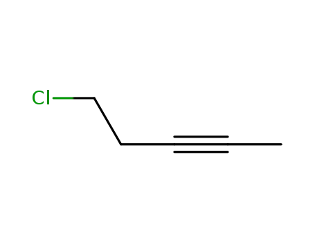 Molecular Structure of 18719-41-0 (2-Pentyne, 5-chloro-)